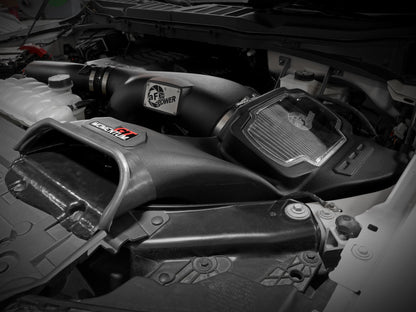 aFe POWER Momentum GT Pro Dry S Intake System 2021+ Ford F-150 V6-3.5L (tt) 50-70072D 50-70072D Photo - Mounted