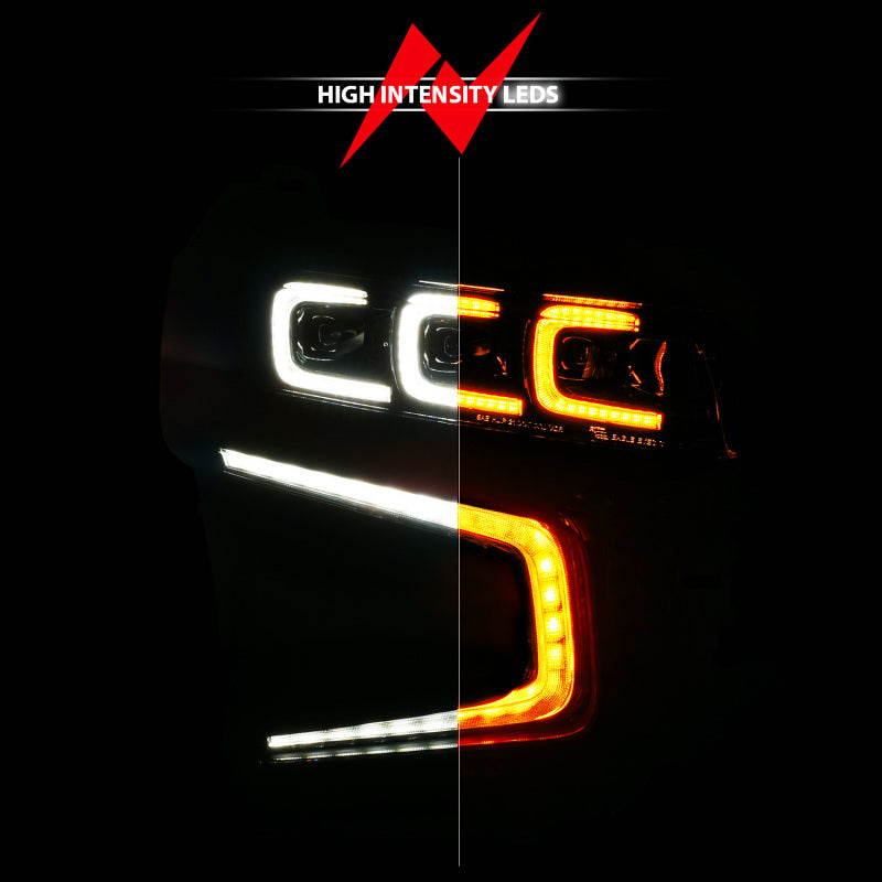 ANZO 21-23 Chevy Tahoe/Suburban LED Light Bar Style Headlights Black w/ Squential DRL (Right Side) 111636X-R 111636X-R User 1