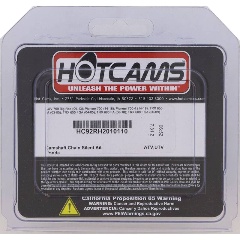 Hot Cams 09-13 MUV 700 Big Red/14-24 Pioneer 700 Camshaft Chain Silent Kit HC92RH2010110 HC92RH2010110 Photo - Primary