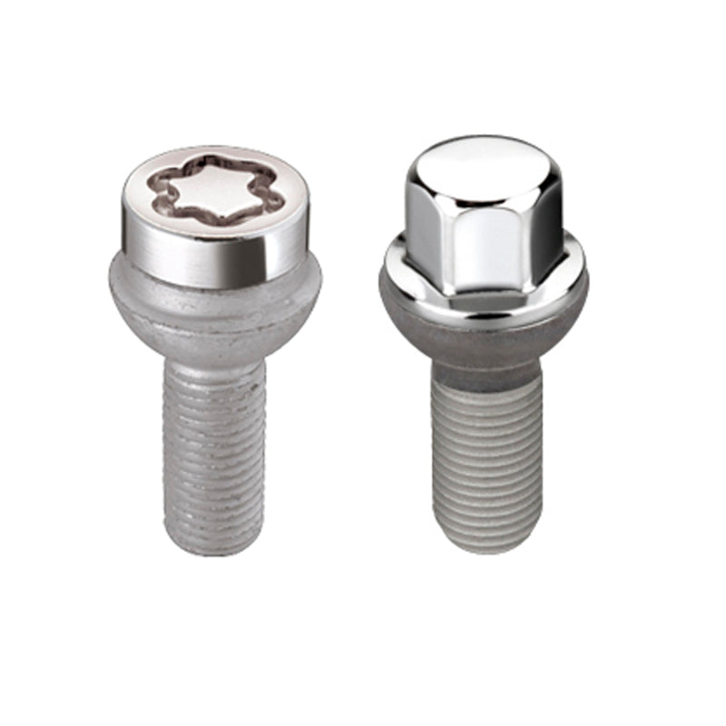 McGard 5 Lug Hex Install Kit w/Locks (Radius Seat Bolt) M14X1.5 / 17mm Hex / 27.5mm Shank L - Chrome 68174 68174 Photo - Primary
