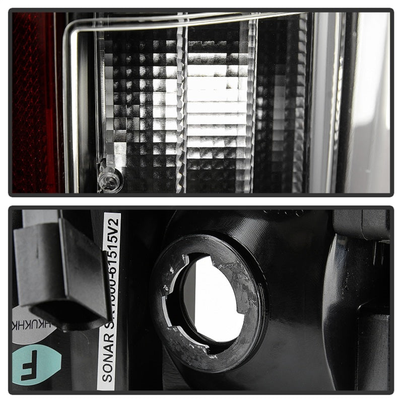 Spyder Ford F150 15-17 Light Bar LED Tail Lights (Not Compatible w/ Rear Blind Spot) - Black 5085948 5085948 Photo - Unmounted
