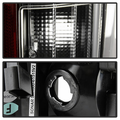 Spyder Ford F150 15-17 Light Bar LED Tail Lights (Not Compatible w/ Rear Blind Spot) - Black 5085948 5085948 Photo - Unmounted
