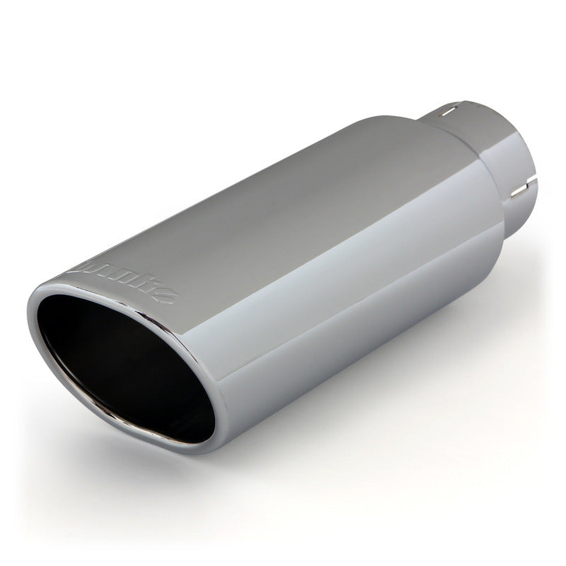 Banks Power Tailpipe Tip Kit - Ss Obround Angle Cut - Chrome - 3in Tube - 3.75in X 52908 Photo - Primary