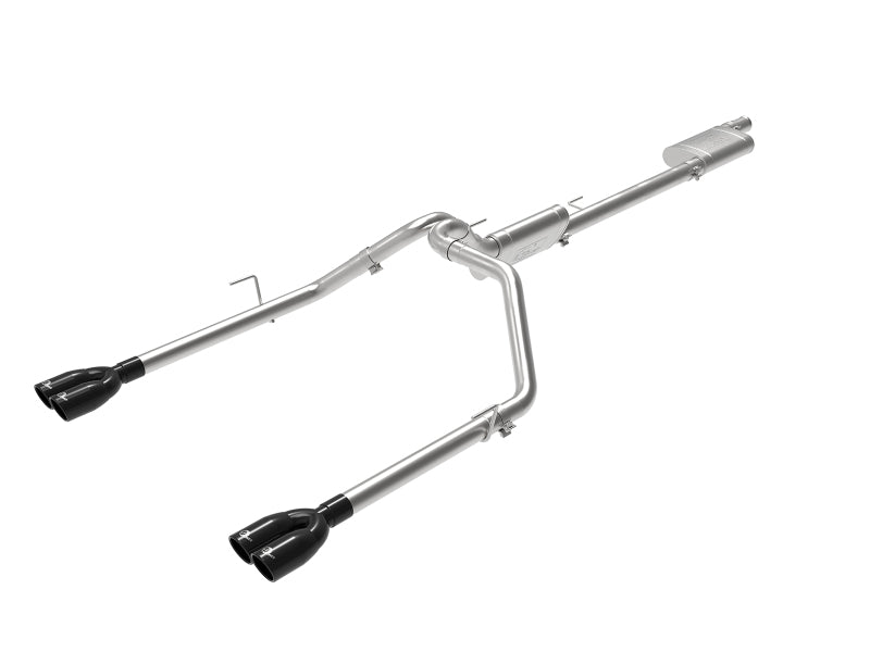 aFe Vulcan Series 3in-2-1/2in 304 SS Cat-Back 2020 Jeep Gladiator (JT) V6-3.6L w/ Black Tips 49-38084-B 49-38084-B Photo - Primary