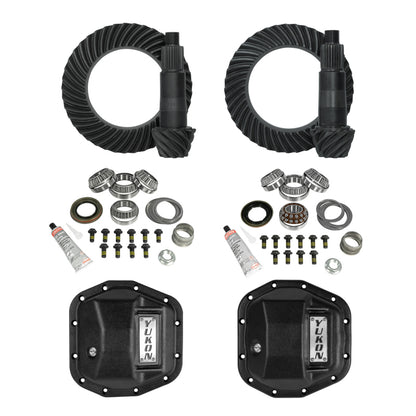 Yukon Gear & Axle Yukon 18-23 Jeep JL & JT M220 Rear/M210 Front Stage 2 Gear Kit Package 5.38 RATIO w/ F&R Covers YGK070STG2 YGK070STG2 Photo - Primary