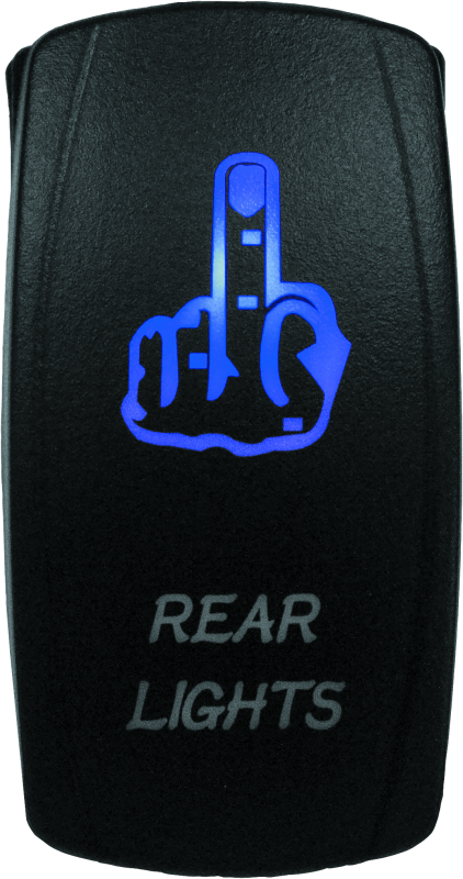 DragonFire Racing Finger Rear Light On/Off Blu 521387 521387 Photo - Primary