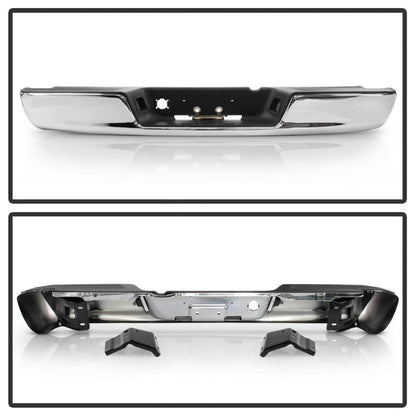 SPYDER xTune 02-08 RAM 1500/03-09 2500/3500 OEM Style Steel Rear Bumper - Chrome (RB-DR02-SET-C) 9047367 9047367 Photo - Unmounted