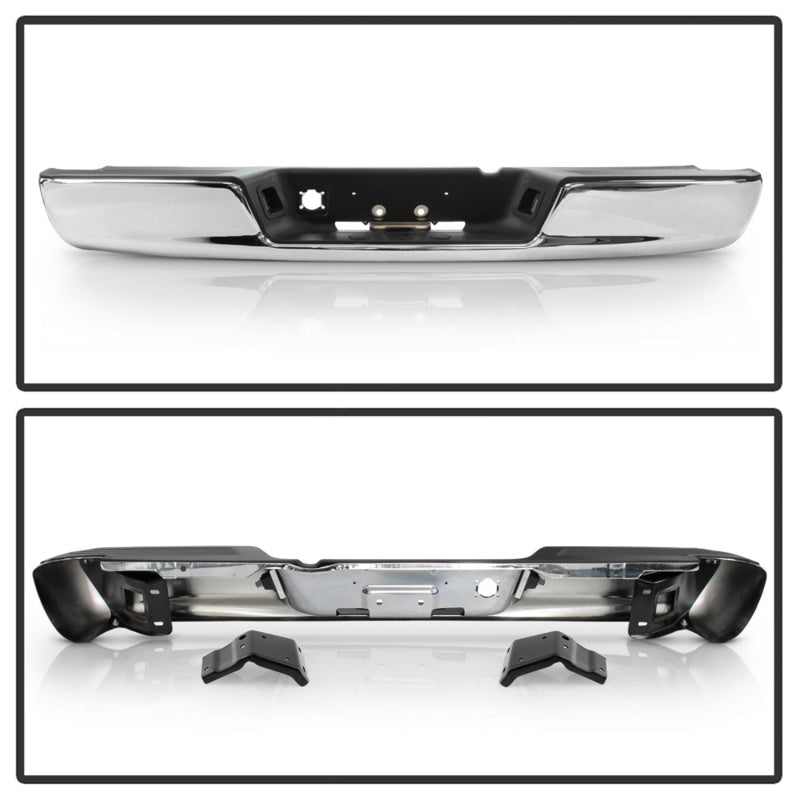 SPYDER xTune 02-08 RAM 1500/03-09 2500/3500 OEM Style Steel Rear Bumper - Chrome (RB-DR02-SET-C) 9047367 9047367 Photo - Unmounted