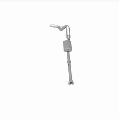 Magnaflow 2022+ GM 2500/3500HD 6.6L Gas Single Passenger Side Rear Exit Cat-Back Exhaust 19524 19524 360 Degree Image Set