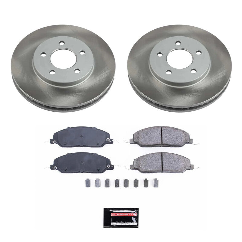 PowerStop Power Stop 05-10 Ford Mustang Front Semi-Coated Rotor Kit SC1382 SC1382 Photo - Primary
