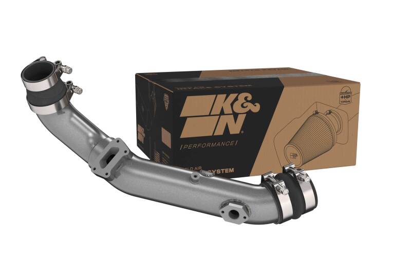 K&N Engineering K&N 20-22 Hyundai Veloster N 2.0L L4 Aluminum Charge Pipe Kit - Gunmetal Gray 77-1019KC 77-1019KC Photo - out of package
