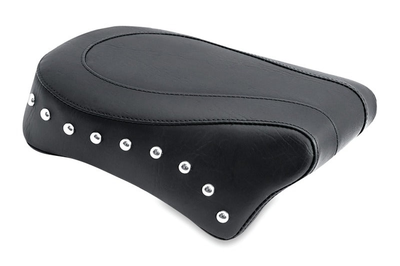 Mustang Motorcycle Mustang 06-17 Harley Dyna Standard Touring Passenger Seat w/Studs - Black 76108 76108 Photo - Primary