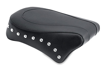 Mustang Motorcycle Mustang 06-17 Harley Dyna Standard Touring Passenger Seat w/Studs - Black 76108 76108 Photo - Primary