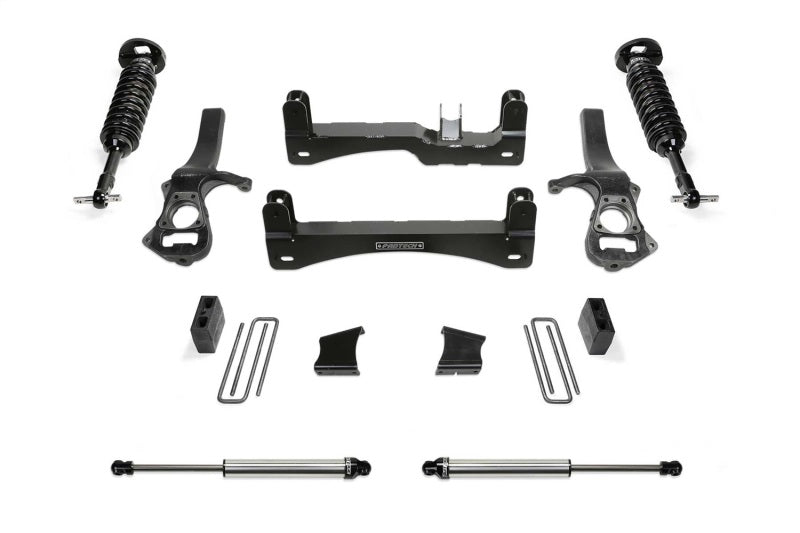 Fabtech 2019 GM C1500 2WD 6in Perf. System w/DL 2.5 Coilovers & Rear DL Shocks K1150DL K1150DL Photo - Primary