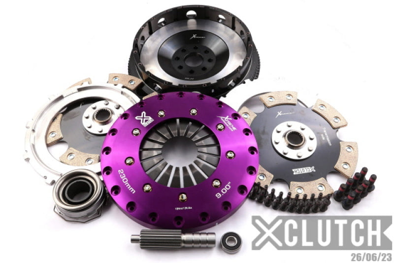 XCLUTCH XCL Clutch - 9in Twin Solid Ceramic Drivetrain Clutch Kits - Multi main image