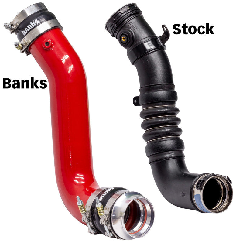 Banks Power 17-19 Chevy/GMC 2500HD/3500HD Diesel 6.6L Boost Tube Upgrade Kit - Red 25999 25999 Photo - lifestyle view