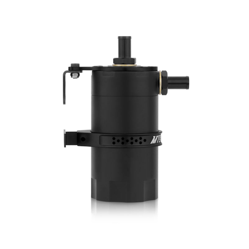 Mishimoto Black Baffled Oil Catch Can MMBCC-UNI-BK Photo - Close Up