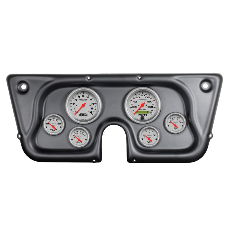 Autometer Ultra-Lite 67-72 Chevy Truck C/K/K5/Suburban Dash Kit 6pc Tach/MPH/Fuel/Oil/WTMP/Volt 7032-UL 7032-UL Photo - Primary