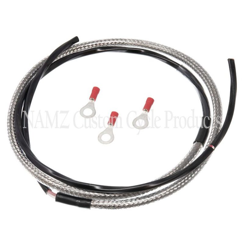 NAMZ Tachometer Harness (SS Braided & Clear Coated) NTH-4801 NTH-4801 Photo - Primary
