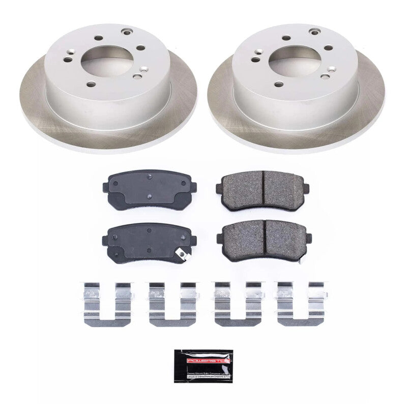 PowerStop Power Stop 10-13 Kia Forte Koup Rear Semi-Coated Rotor Kit SC5915 SC5915 Photo - Primary