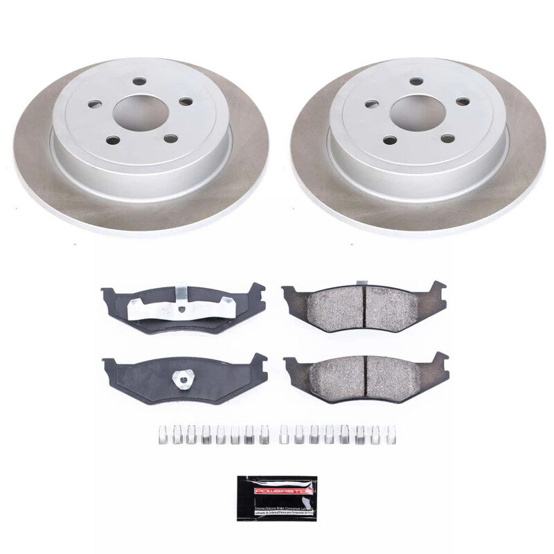 PowerStop Power Stop 95-01 Plymouth Neon Rear Semi-Coated Rotor Kit SC1687 SC1687 Photo - Primary