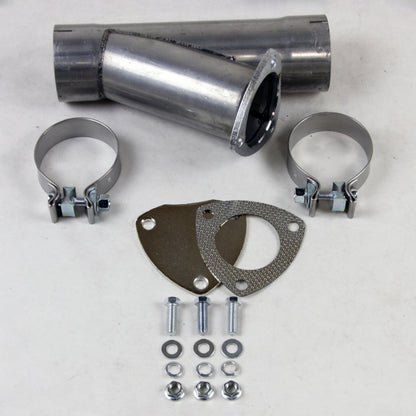 Granatelli Motor Sports Granatelli 2.0in Aluminized Mild Steel Manual Exhaust Cutout w/Slip Fit/Band Clamp 304520 304520 Photo - Primary