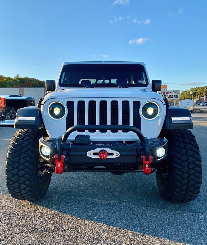 ORACLE Lighting Oracle Oculus Bi-LED Projector Headlights for Jeep JL/Gladiator JT - Matte Black - 5500K 5839-504 5839-504 Photo - lifestyle view