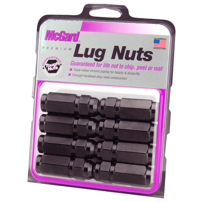 McGard Hex Lug Nut (Cone Seat / Duplex) 9/16-18 / 7/8 Hex / 2.5in. Length (8-Pack) - Black 64816 64816 Photo - in package