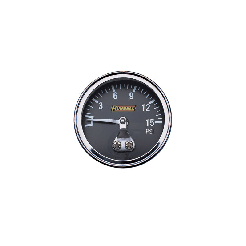 Russell Non Liquid Filled Gauge 0-15 PSI 650350 Photo - Primary