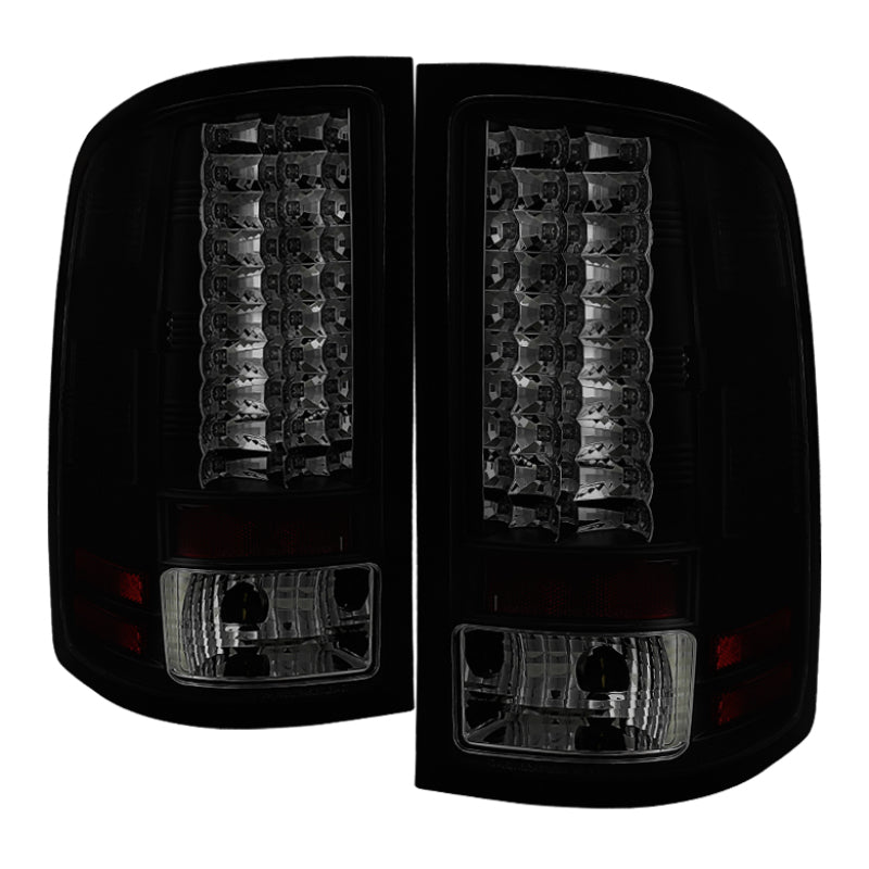 Spyder GMC Sierra 07-13 (Not 3500 Dually 4 Rear Wheels)LED Tail Lights Blk Smke ALT-YD-GS07-LED-BSM 5078186 5078186 Photo - Primary