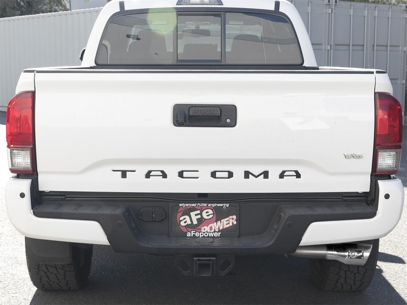 aFe Mach Force-Xp 2-1/2 in 304 Stainless Steel Cat-Back Exhaust w/Polished 49-46042-P Photo - Mounted
