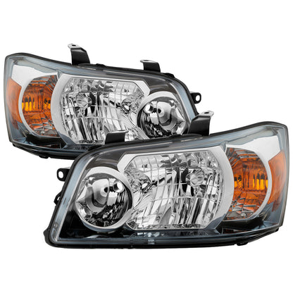 SPYDER Xtune Toyota Highlander 04-06 (Non Hybrid Models) OEM Style Headlights Chrome HD-JH-THIGH04-AM-C 9039157 9039157 Photo - Primary