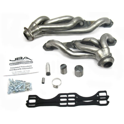 JBA 87-91 Chevrolet Blazer 5.0L/5.7L w/o A.I.R. 1-5/8in Primary Raw 409SS Cat4Ward Header 1830S-4 1830S-4 Photo - Primary