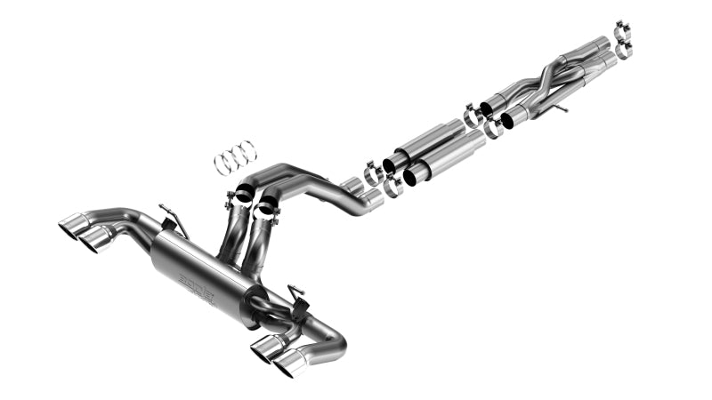 Borla 21-22 Jeep Wrangler Rubicon 392 6.4L V8 AT 4WD 4DR ATAK Cat-Back Exhaust (Stainless) 140893 140893 Photo - Primary