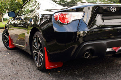 Rally Armor Red Mud Flap White Logo - FR-S BRZ MF23-UR-RD/WH User 1