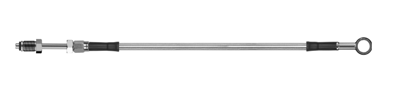 Goodridge 62in Universal Clutch Line w/SS Fittings & Clear Hose - Straight Banjo 7/16 UNF HD1001-1CC-CL62 HD1001-1CC-CL62 Photo - Primary