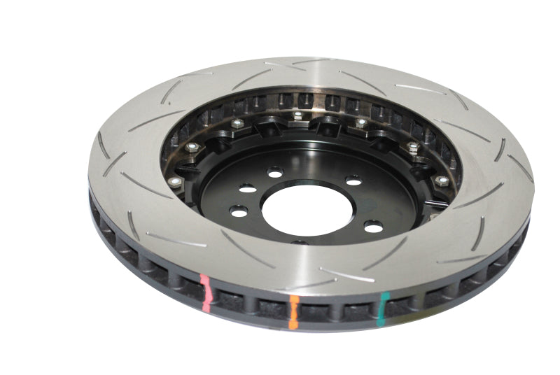 DBA 09-15 Lotus Evora F Front Slotted 5000 Series 2 Piece Rotor Assembled w/ Black Hat 52364BLKS 52364BLKS Photo - out of package