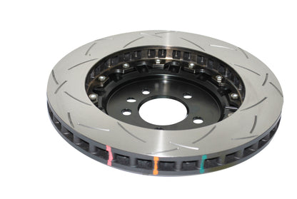 DBA 09-15 Lotus Evora F Front Slotted 5000 Series 2 Piece Rotor Assembled w/ Black Hat 52364BLKS 52364BLKS Photo - out of package