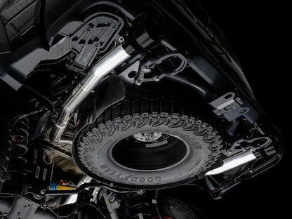 AWE Tuning 2021 RAM 1500 TRX 0FG Cat-Back Exhaust - Diamond Black Tips 3015-33005 3015-33005 Photo - Mounted