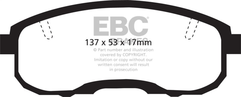 EBC Disc Brake Pad Set DP21752 Photo - Primary