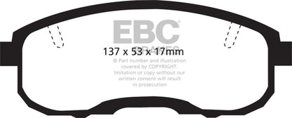 EBC Disc Brake Pad Set DP21752 Photo - Primary