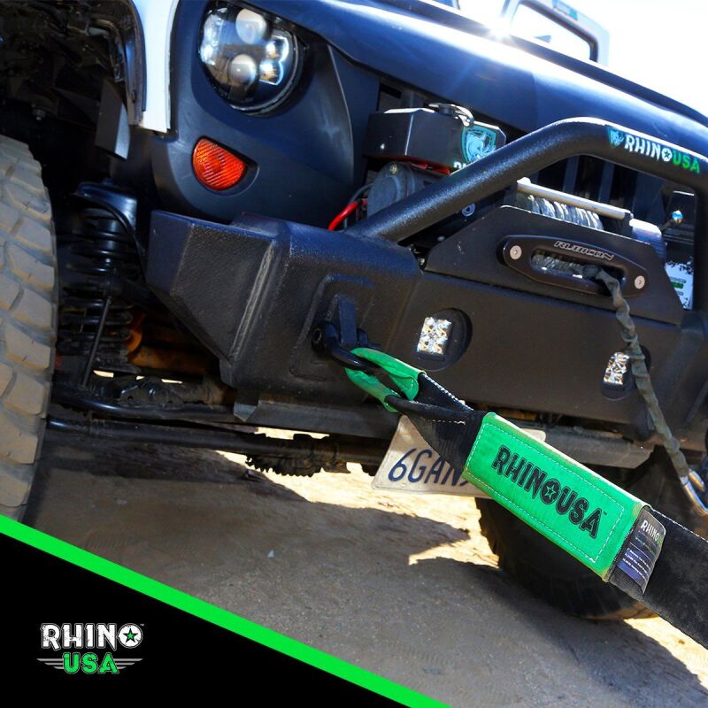 Rhino USA 20Ft Tow Strap/Shackles Combo RNO-SHACKSTRAP20 RNO-SHACKSTRAP20 User 6