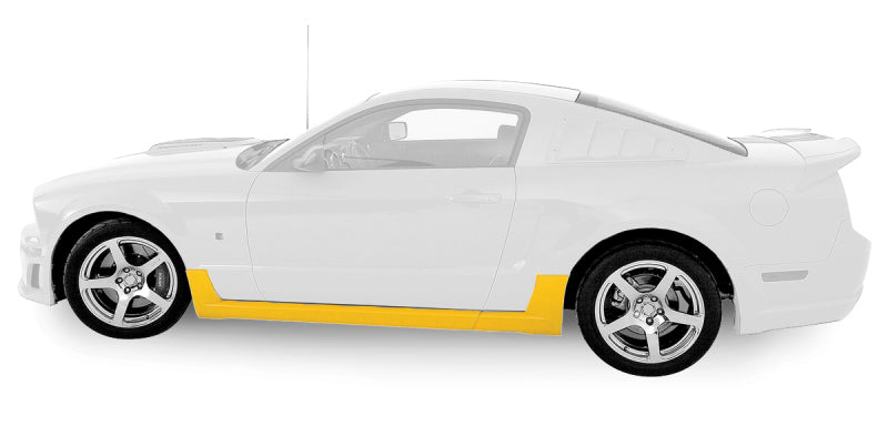 ROUSH 2005-2009 Ford Mustang 4.0L/4.6L Unpainted Side Skirt Kit 401337 401337 Photo - Primary