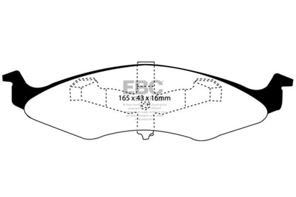 EBC Disc Brake Pad Set DP41202R Photo - Primary