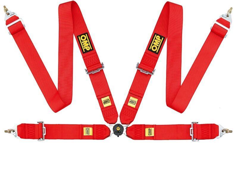 OMP Safety Harness First 3In 4 Points Red Fia 8854/98 DA0-0801-B01-061 DA0-0801-B01-061 Photo - Primary