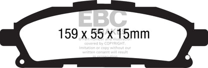 EBC Disc Brake Pad Set UD1552 Photo - Primary
