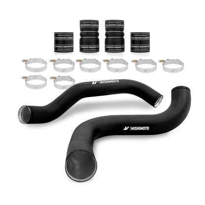 Mishimoto 99-03 Ford 7.3L Powerstroke PSD Intercooler Pipe/Boot Kit - Wrinkle Black MMICP-F2D-99KWBK MMICP-F2D-99KWBK Photo - Primary