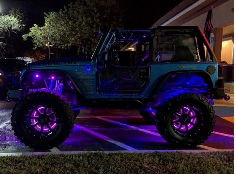 ORACLE Lighting Oracle LED Illuminated Wheel Rings - ColorSHIFT - 15in. - ColorSHIFT No Remote 4210-334 4210-334 Photo - lifestyle view