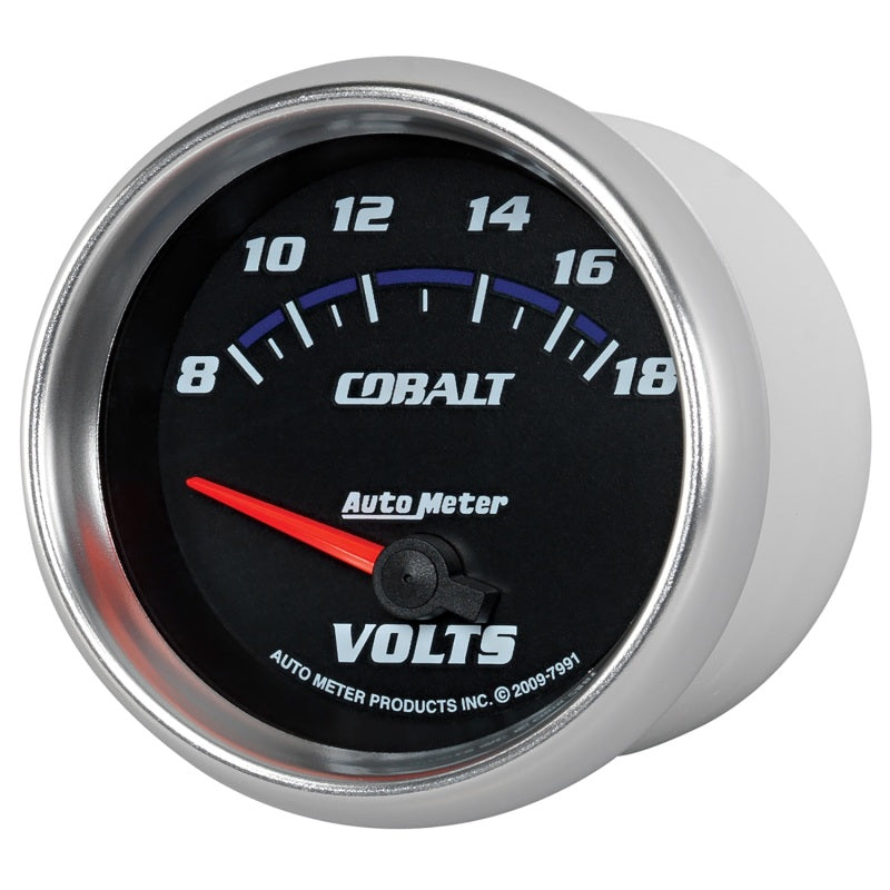 Autometer Gauge, Voltmeter, 2 5/8", 18V, Electric, Cobalt 7991 User 2