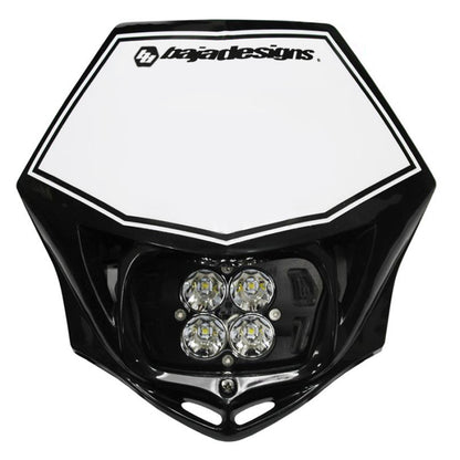 Baja Designs Motorcycle Squadron Sport (A/C) Headlight Kit w/ Shell Spot Pattern Clear  - Universal 557001BKAC User 1